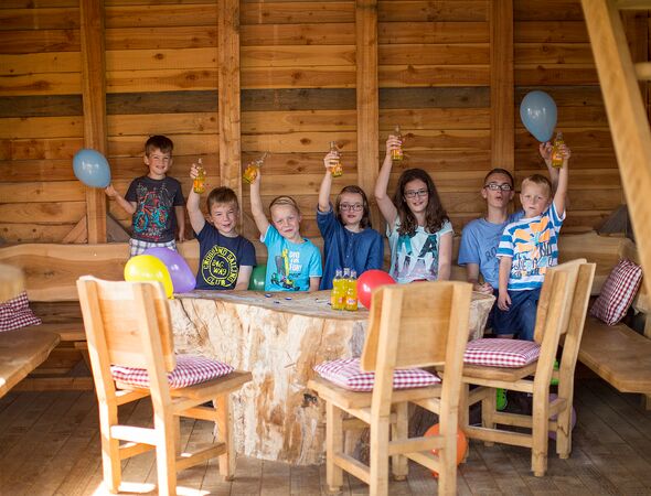 Kindergeburtstag im Baumhaus
