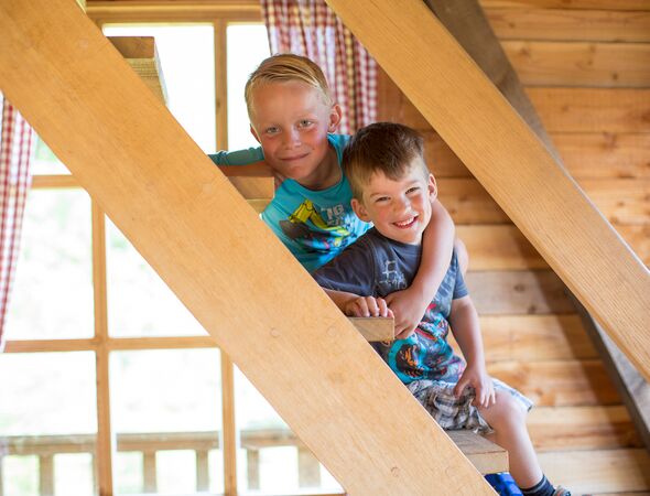 Kinder im Baumhaus