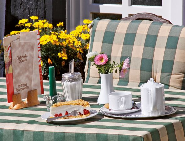 Café terras en Biergarten