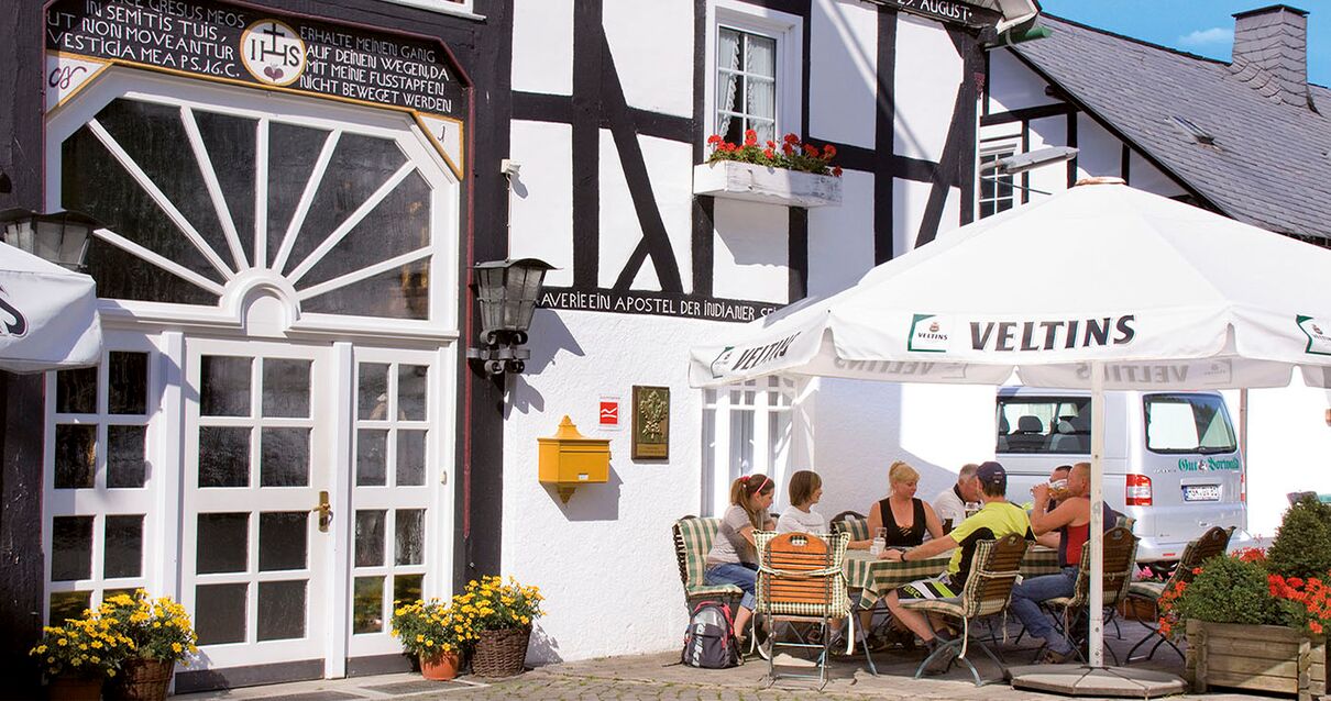 Café terras en Biergarten