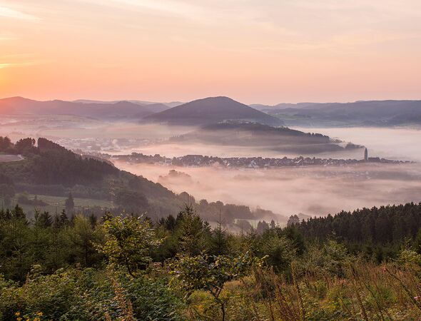 Sonnenaufgang Landschaft Schmallenberg