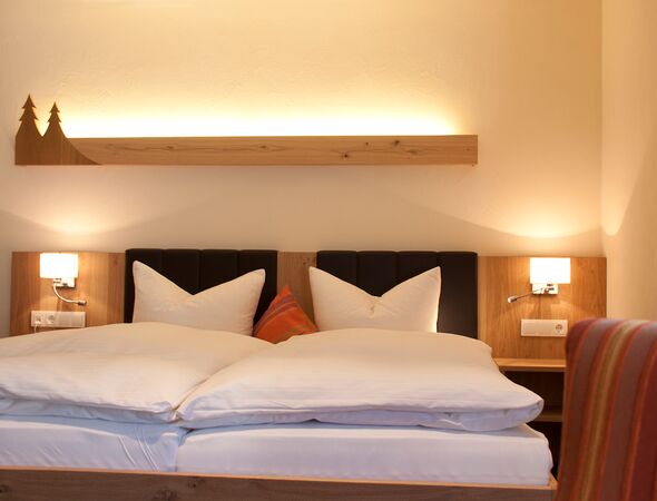 Gut Vorwald Doppelzimmer Schlafzimmer Bett