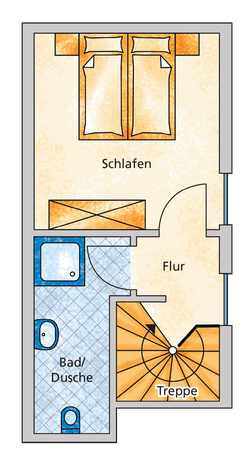 Plattegrond boven Haus Bremberg
