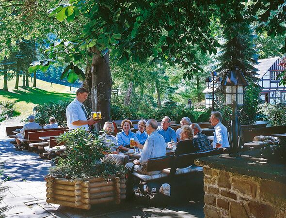 Café terras en Biergarten