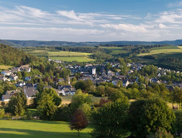 Aussicht auf Bad Fredeburg
