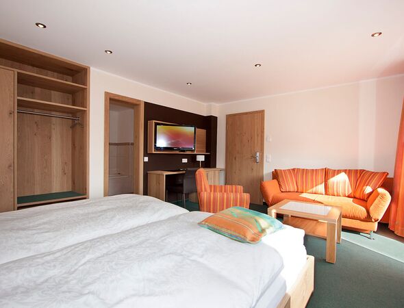 Gut Vorwald Doppelzimmer Schlafzimmer Bett