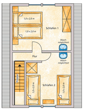 Jagdhaeuschen Grundriss oben
