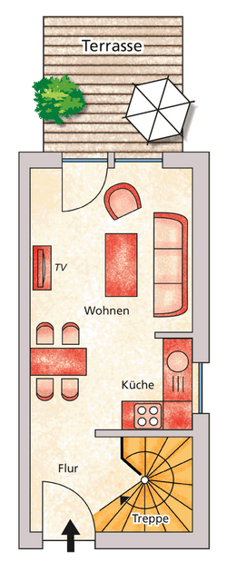 Plattegrond onder Haus Bremberg