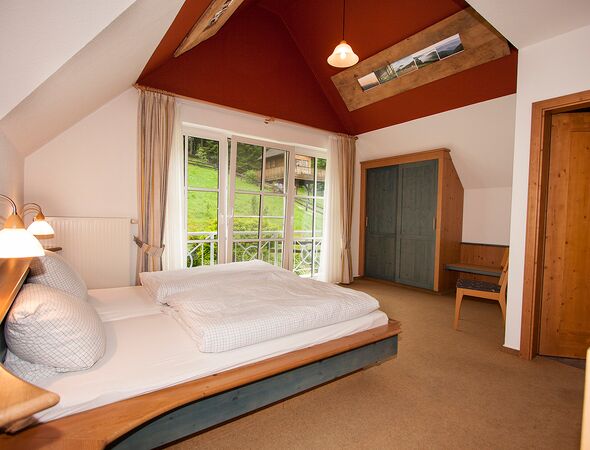 Ferienwohnung 14 Schlafzimmer mit Doppelbett