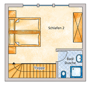 Ferienwohnung 14 Grundriss oben