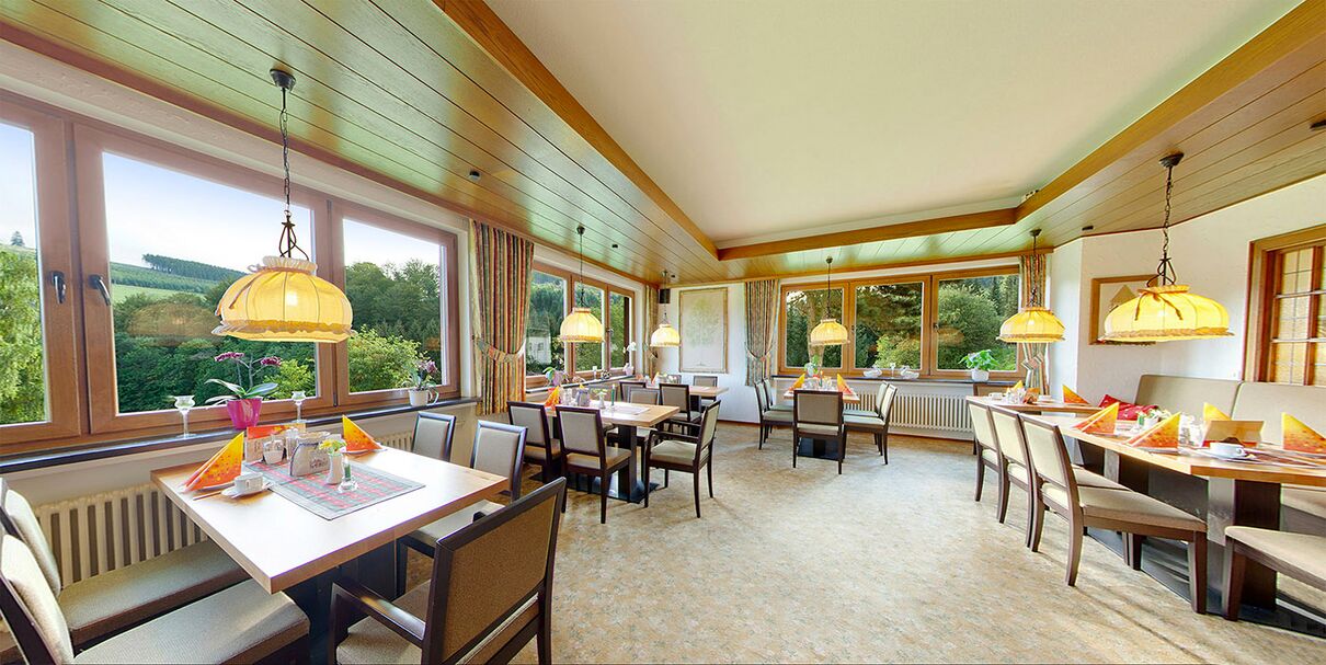 Restaurant met panorama uitzicht