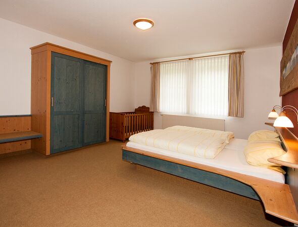 Ferienwohnung 13 Schlafzimmer mit Doppelbett